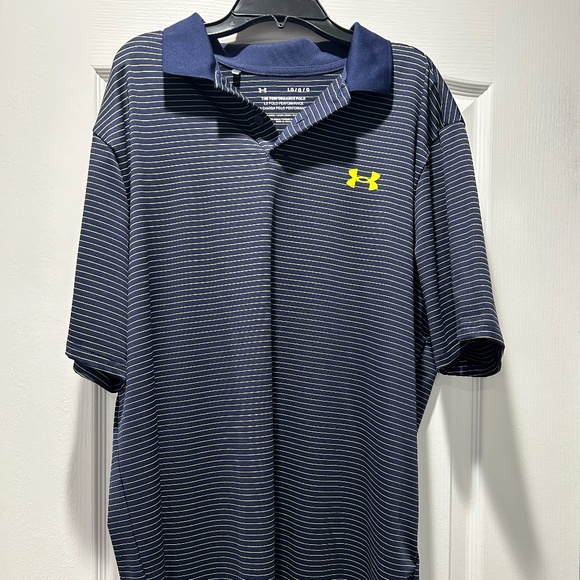Navy Blue and Yellow Under Armour - Picture 1 of 1